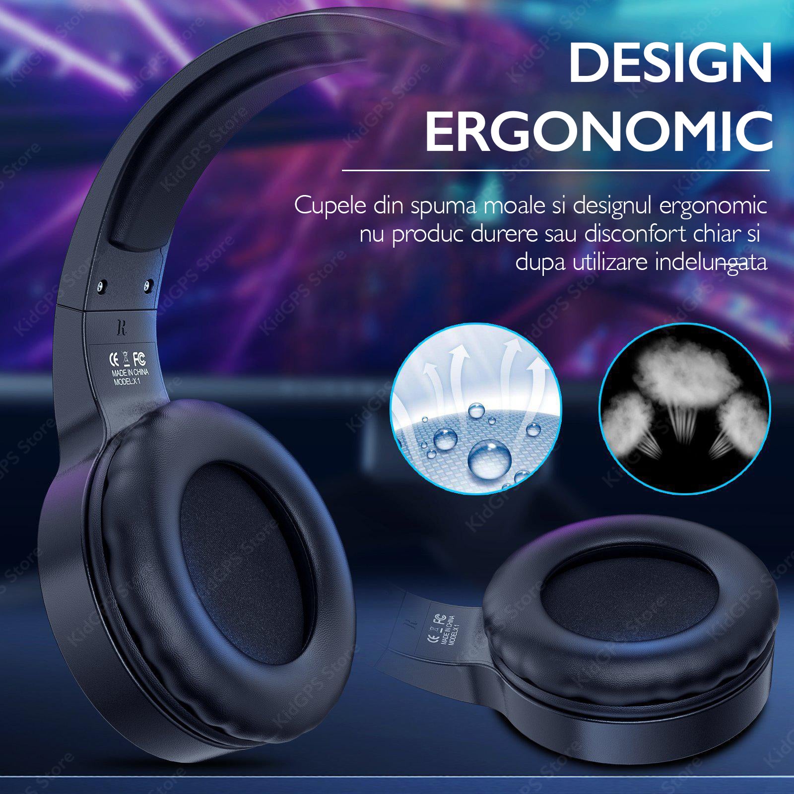Casti gaming profesionale Runmus X1 Casti gaming profesionale Runmus X1